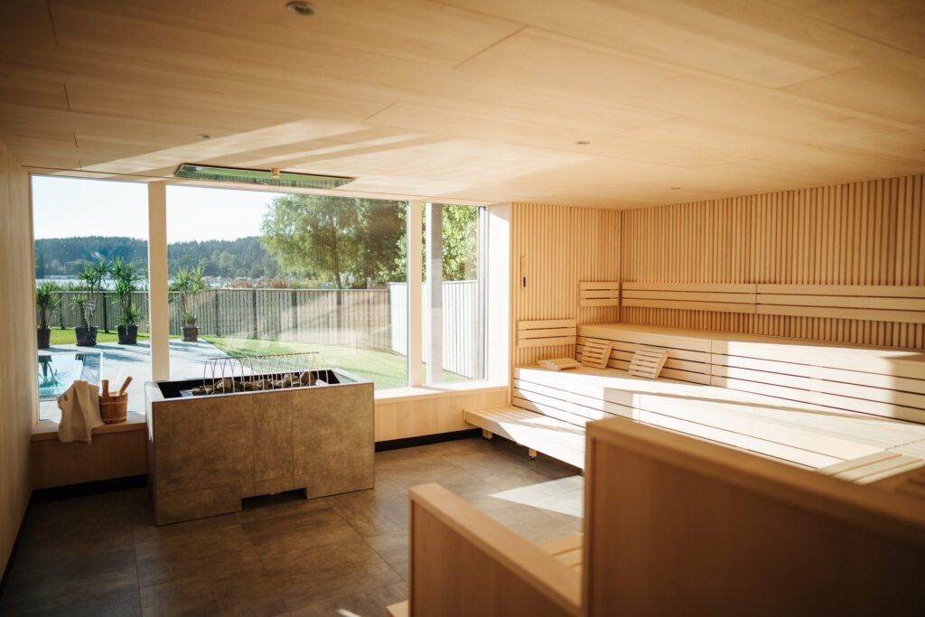 Seesauna im Badehaus am Klopeiner See